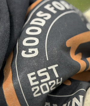 Black shirt with closeup of graphic on back